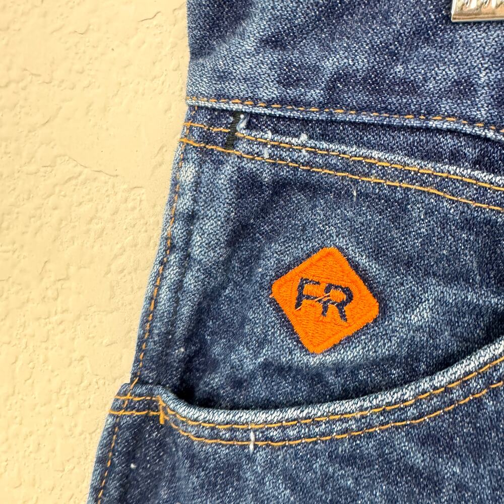 Wrangler Mens 13 Original FR Flame Resistant Jeans Size 34 X 36 100% Cotton - Picture 4 of 10